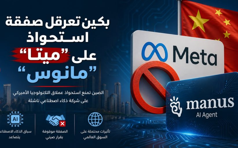 بكين تعرقل صفقة استحواذ “ميتا” على شركة الذكاء الاصطناعي الناشئة “مانوس”
