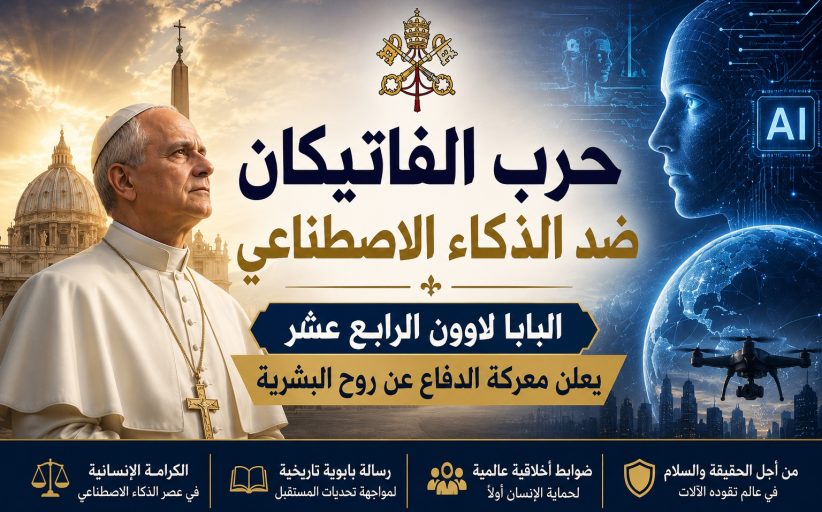 حرب الفاتيكان ضد الذكاء الاصطناعي: البابا لاوون الرابع عشر يعلن معركة الدفاع عن روح البشرية 
