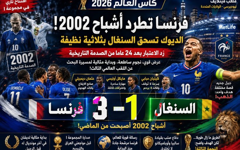 فرنسا تنجو من اختبار السنغال