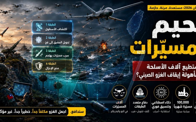 تايوان والمسيّرات ضد الصين: كيف يمكن لـ«جحيم المسيّرات» أن يغيّر حرب مضيق تايوان؟