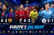 دوري أبطال أوروبا يشعل القارة: باريس يُسقط برشلونة، وليفربول يقلب الطاولة ومانشستر سيتي يكتسح